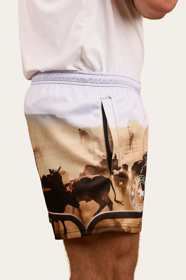 Ringers Footy Shorts - Multi