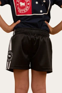 Ringers Kids Footy Shorts - Black