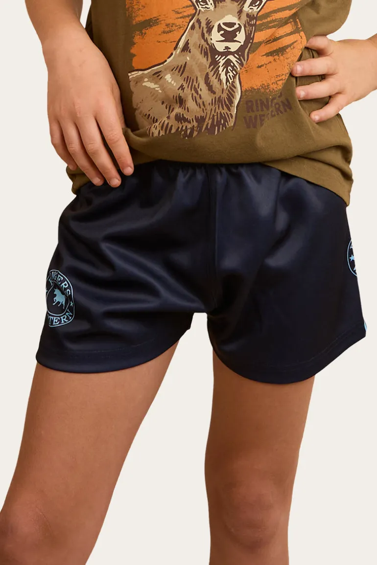 Ringers Kids Footy Shorts - Navy