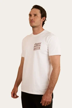 Ringers Of The Sky Mens Stock Fit T-Shirt - White