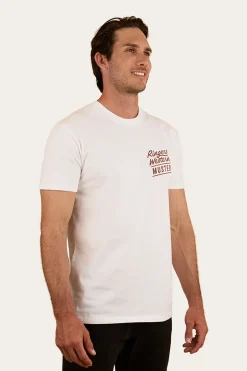 Ringers Of The Sky Mens Stock Fit T-Shirt - White