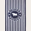 Ringers Stripe Towel - Navy