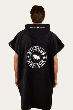 Ringers Western Hooded Towel - Black
