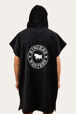 Ringers Western Hooded Towel - Black