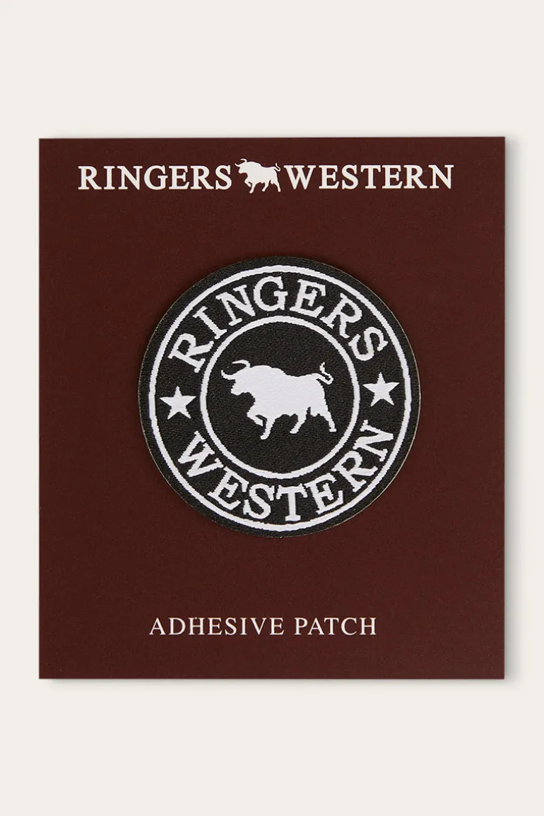 Ringers Western Logo Patch - Black/White