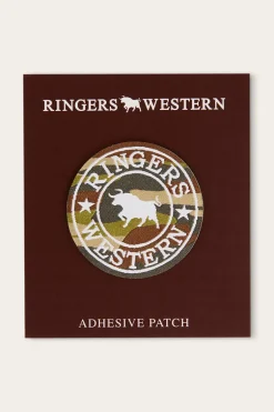 Ringers Western Logo Patch - Camo/White