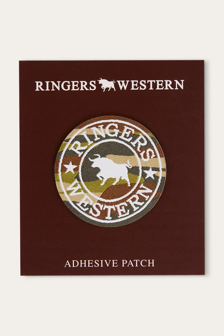 Ringers Western Logo Patch - Camo/White