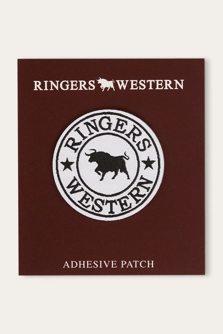 Ringers Western Logo Patch - White/Black