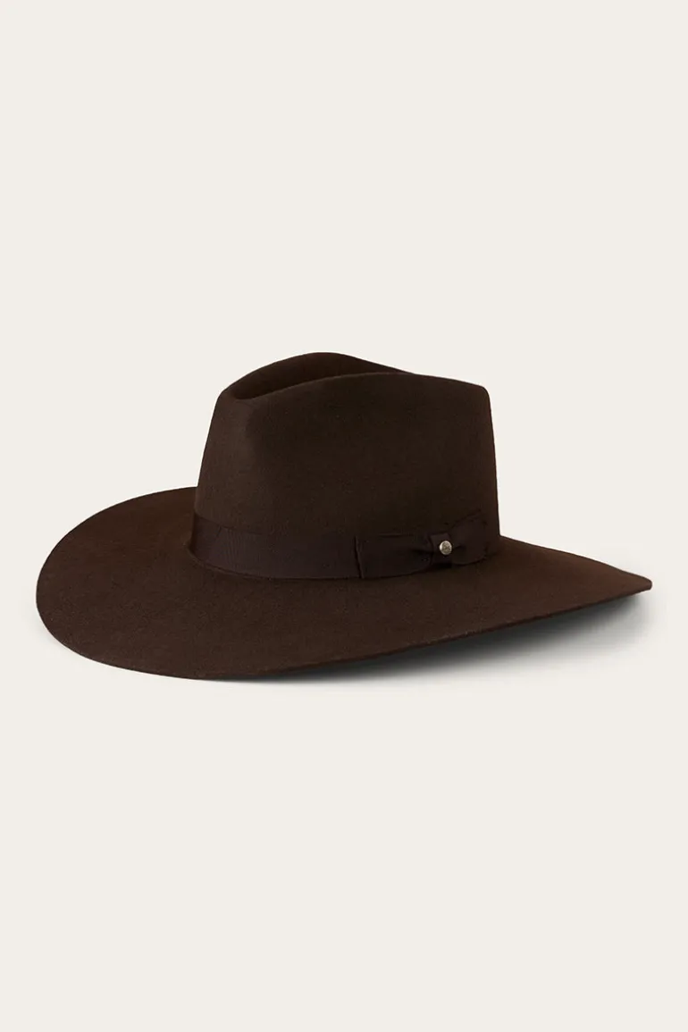 Rivercrossing Felt Hat - Chocolate