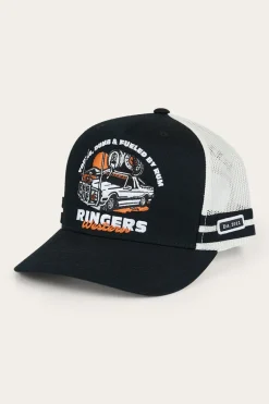 Rum Runner Trucker Cap - Black