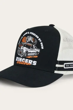 Rum Runner Trucker Cap - Black