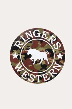 RW Camo Logo Sticker