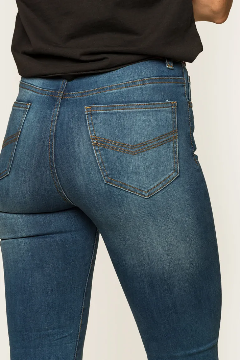 Sammy Womens High Rise Skinny Jeans - Vintage Blue Wash