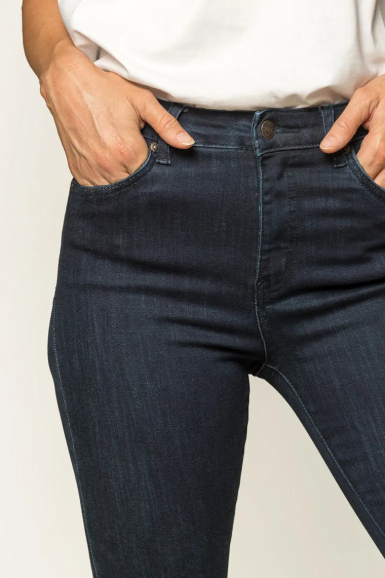Sammy Womens High Rise Skinny Leg Jeans - Indigo Blue