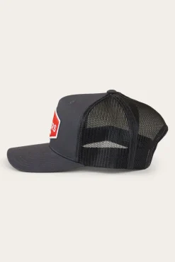 Scotty Trucker Cap - Charcoal/Red