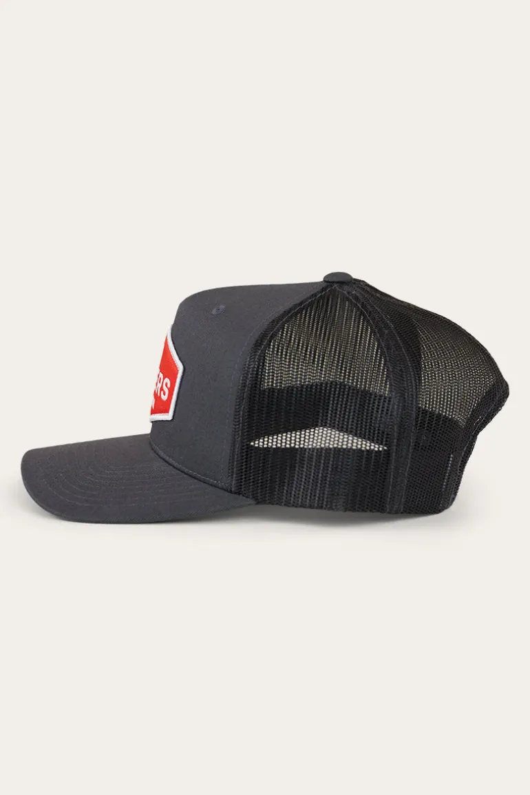 Scotty Trucker Cap - Charcoal/Red
