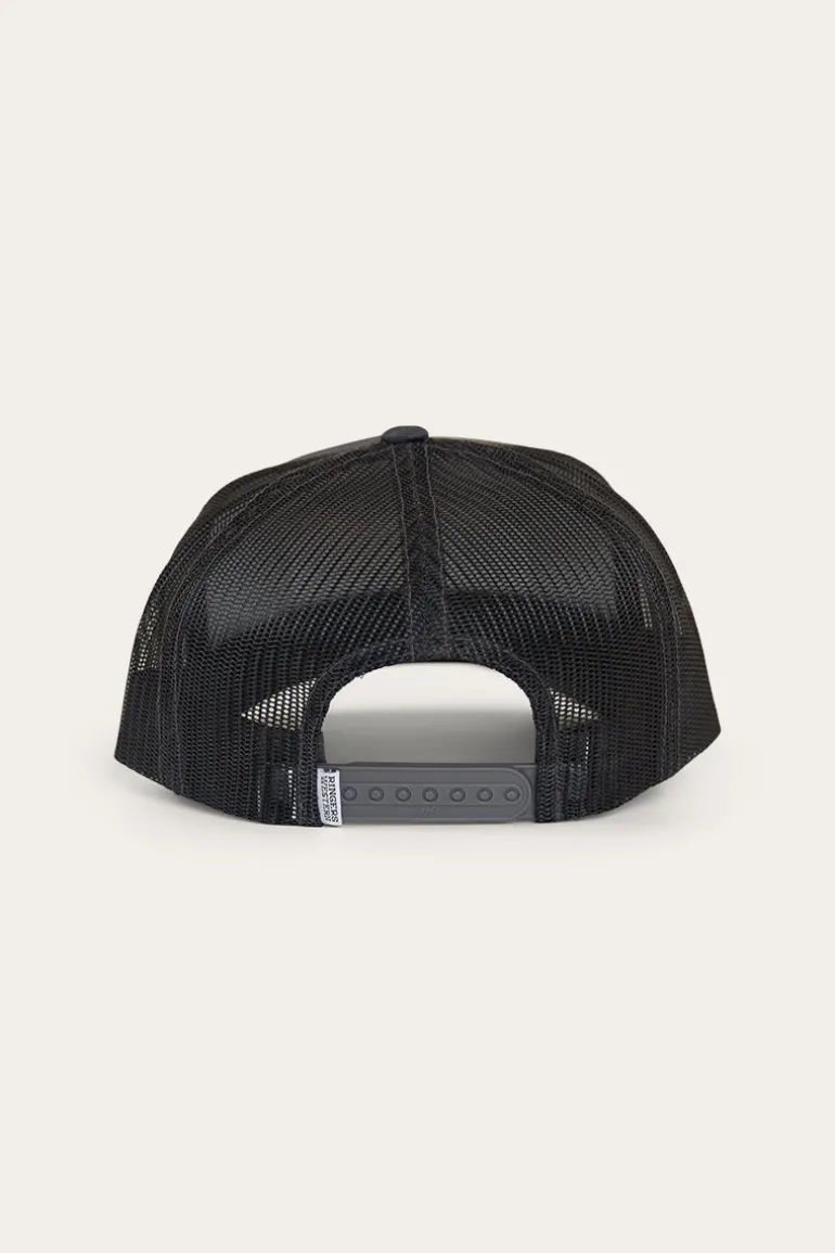 Scotty Trucker Cap - Charcoal/Red