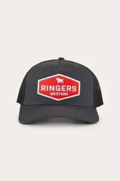 Scotty Trucker Cap - Charcoal/Red