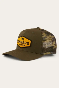 Scotty Trucker Cap - Military Green/Camo