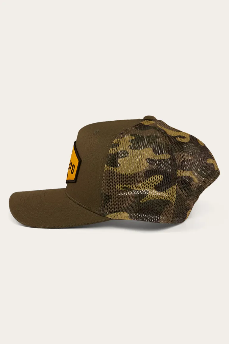 Scotty Trucker Cap - Military Green/Camo