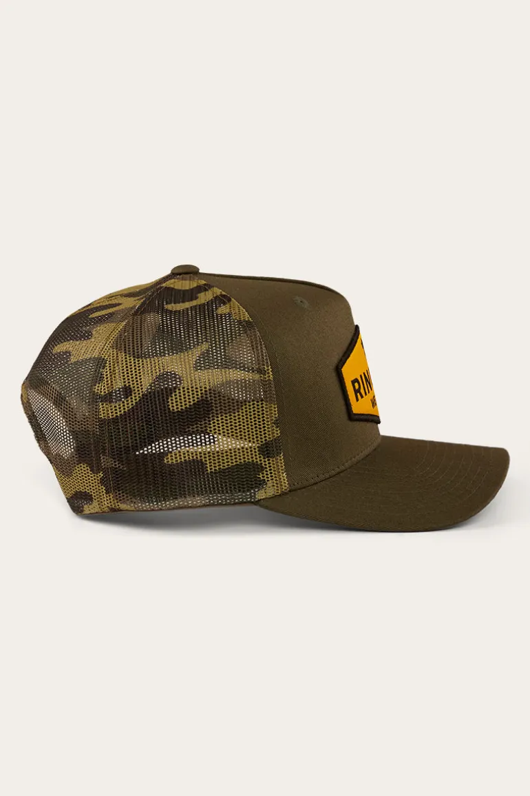 Scotty Trucker Cap - Military Green/Camo