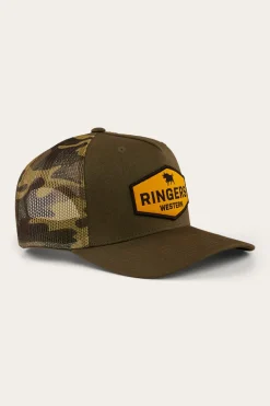 Scotty Trucker Cap - Military Green/Camo