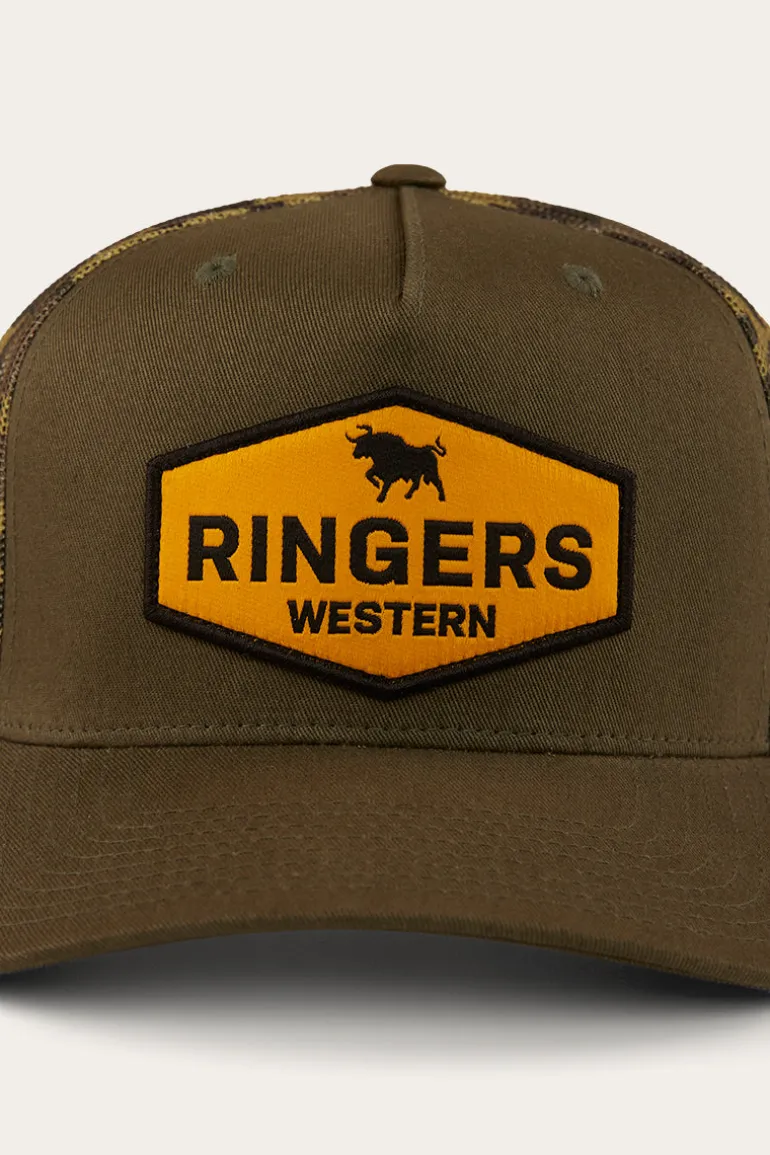 Scotty Trucker Cap - Military Green/Camo