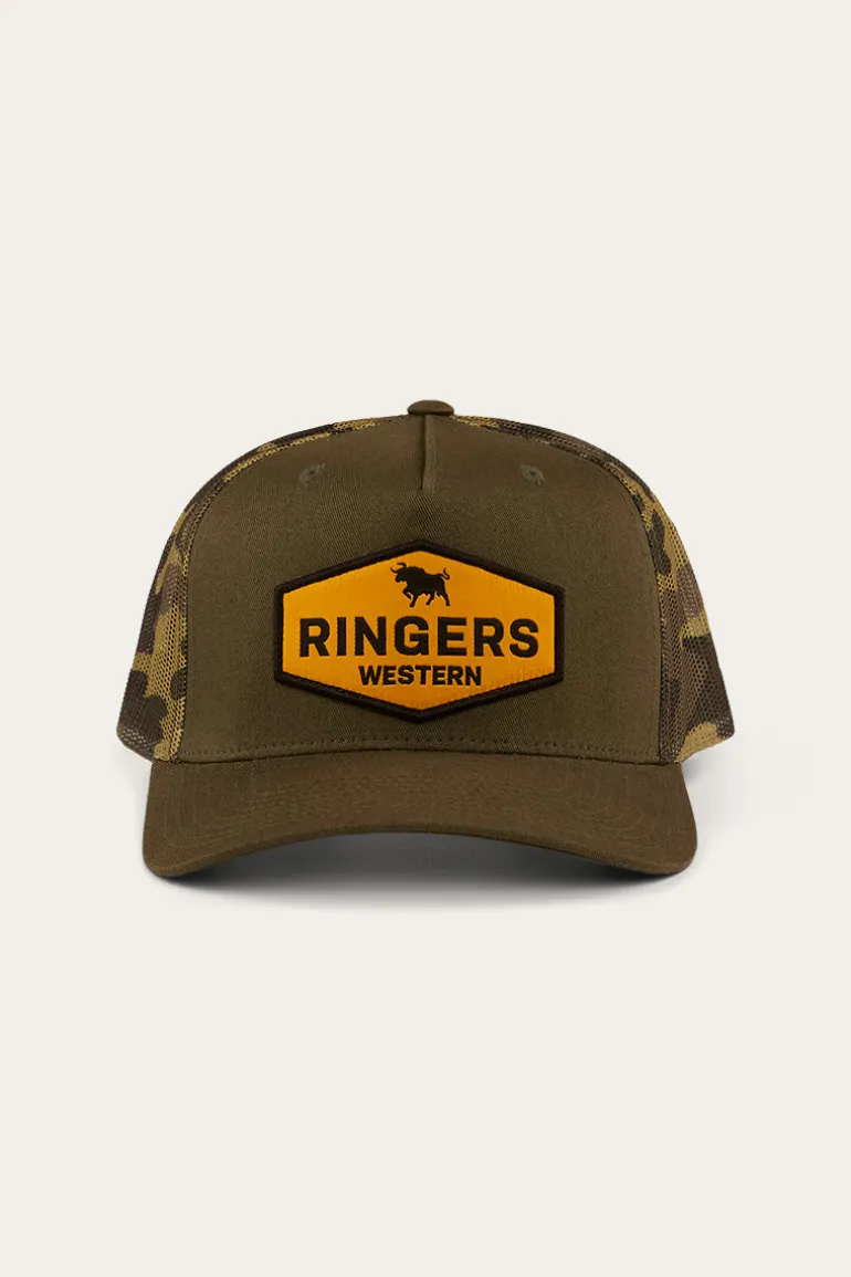 Scotty Trucker Cap - Military Green/Camo