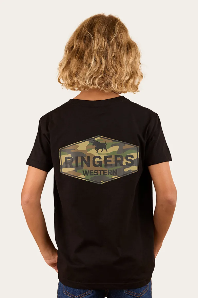 Servo Kids Classic Fit T-Shirt - Black/Camo