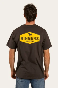 Servo Mens Loose Fit T-Shirt - Charcoal