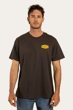Servo Mens Loose Fit T-Shirt - Charcoal