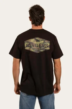 Servo Mens Loose Fit T-Shirt - Black/Camo