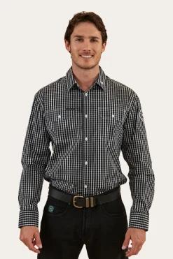 Shelton Mens Dress Shirt - Black