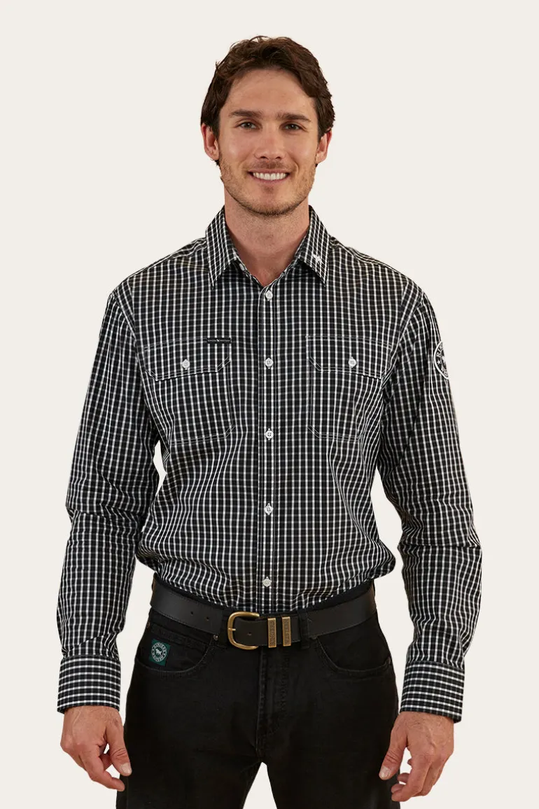 Shelton Mens Dress Shirt - Black