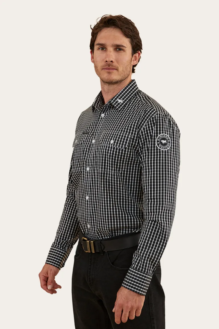 Shelton Mens Dress Shirt - Black