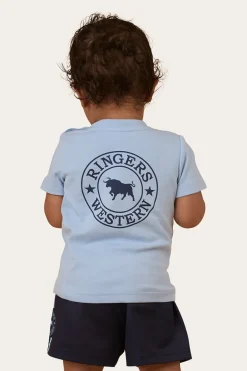 Signature Bull Babies T-Shirt - Blue / Navy