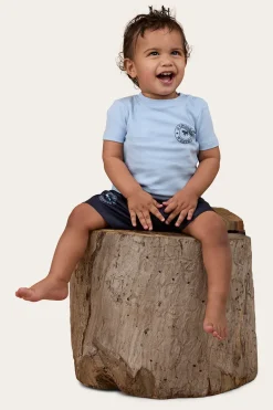Signature Bull Babies T-Shirt - Blue / Navy