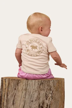 Signature Bull Babies T-Shirt - Beige / Clay