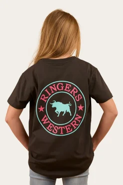 Signature Bull Kids Classic T-Shirt - Charcoal / Multi