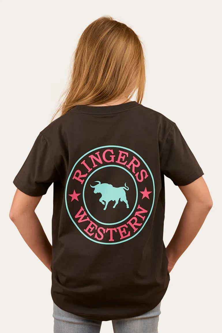 Signature Bull Kids Classic T-Shirt - Charcoal / Multi