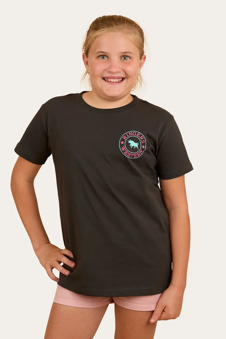 Signature Bull Kids Classic T-Shirt - Charcoal / Multi