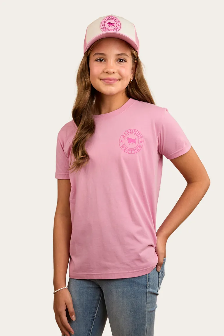 Signature Bull Kids Classic T-Shirt - Pastel Pink/Candy