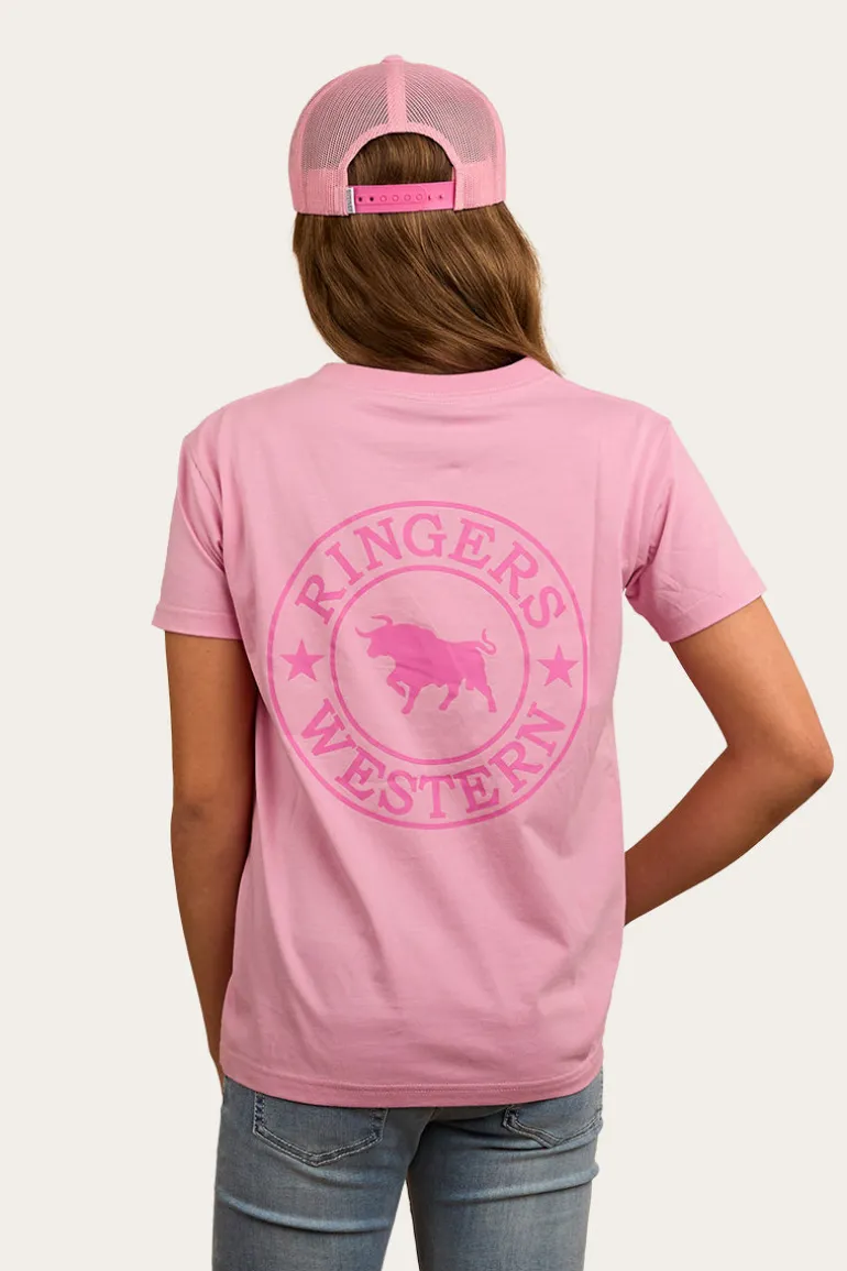 Signature Bull Kids Classic T-Shirt - Pastel Pink/Candy