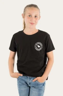 Signature Bull Kids Classic Fit T-Shirt - Black/White