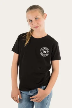 Signature Bull Kids Classic Fit T-Shirt - Black/White