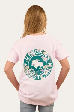 Signature Bull Kids Classic T-Shirt - Barley Pink / Floral