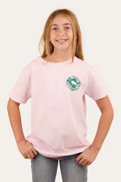 Signature Bull Kids Classic T-Shirt - Barley Pink / Floral