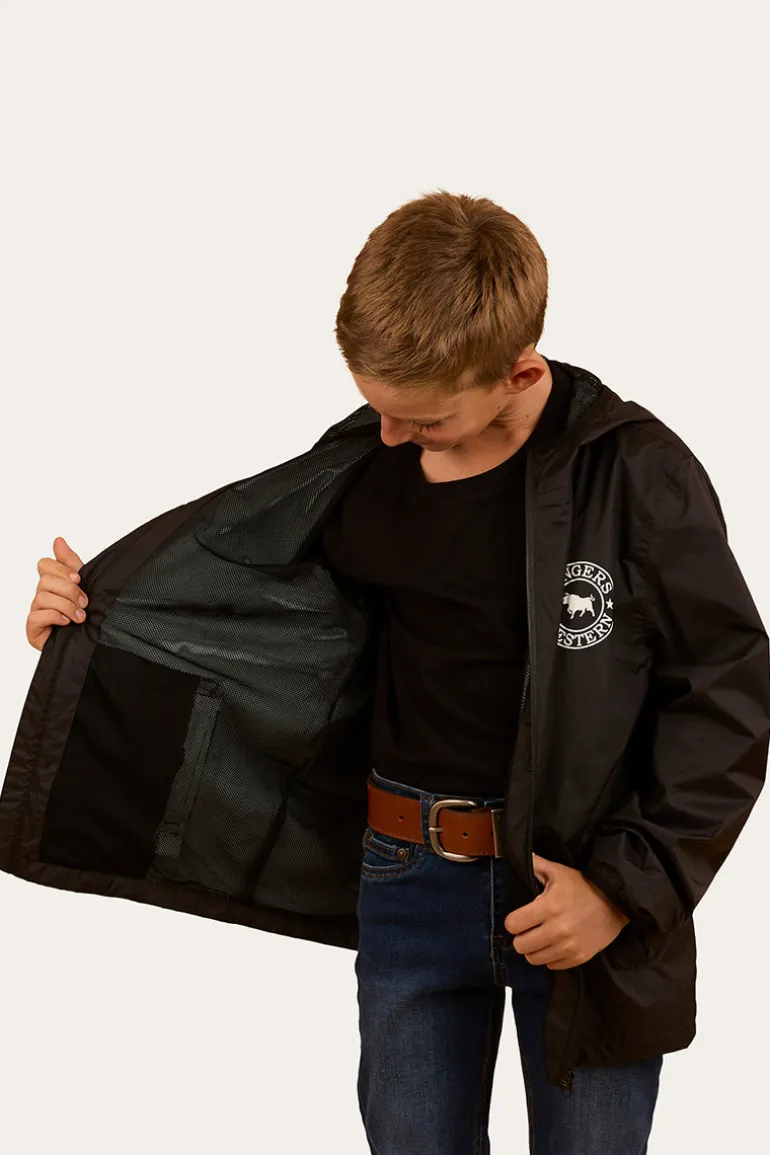 Signature Bull Kids Spray Jacket - Black