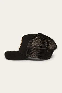Signature Bull Kids Trucker Cap - Black/Gold