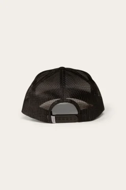 Signature Bull Kids Trucker Cap - Black/Gold